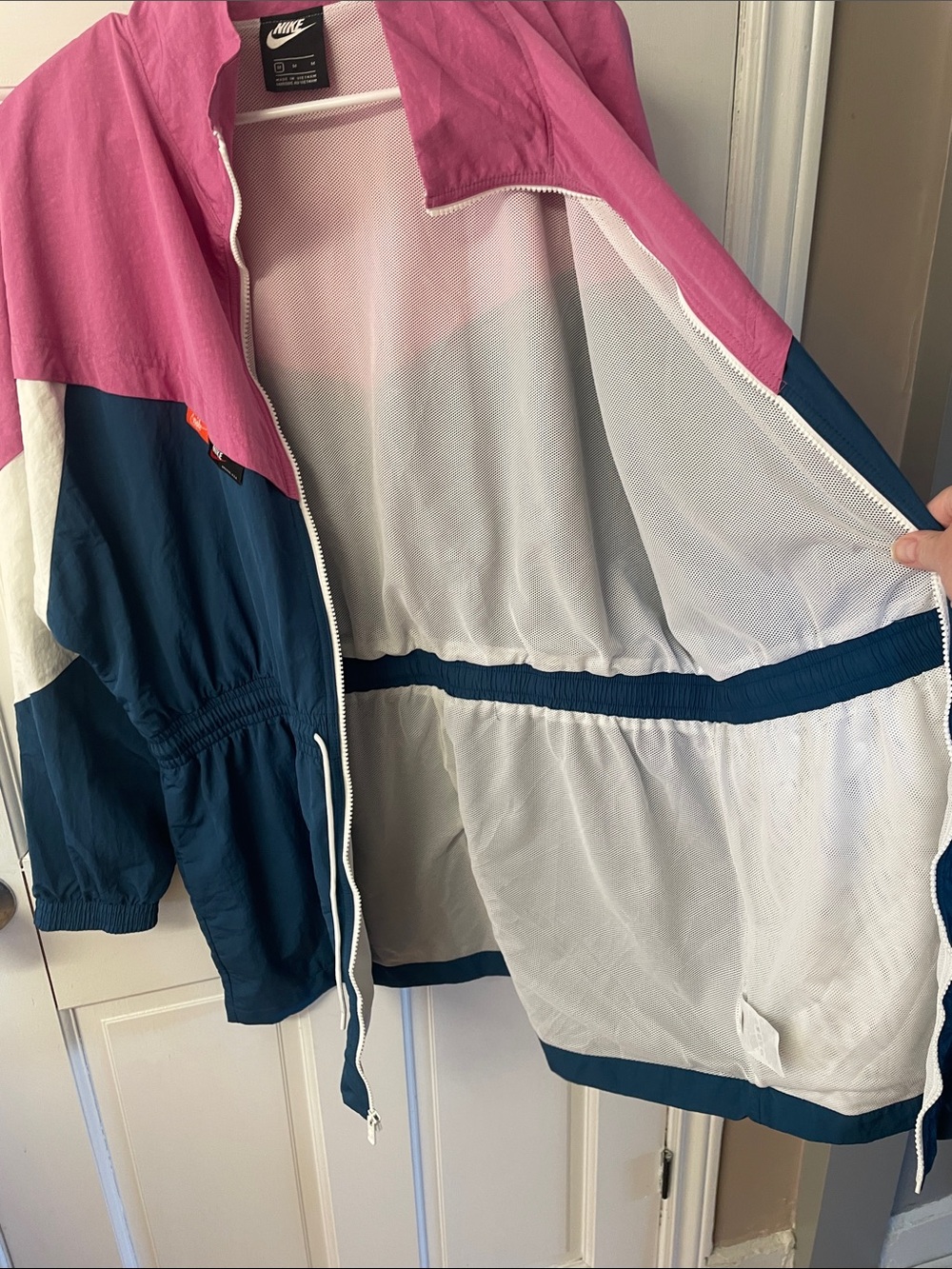 Nike Sportswear Icon Clash Woven Long Mesh Lined Track Sport Jacket women size M - Picture 10 of 16